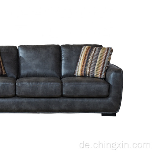 Schnittsofa-Sets Dreisitzer-Wohnzimmer-Sofa-Möbel